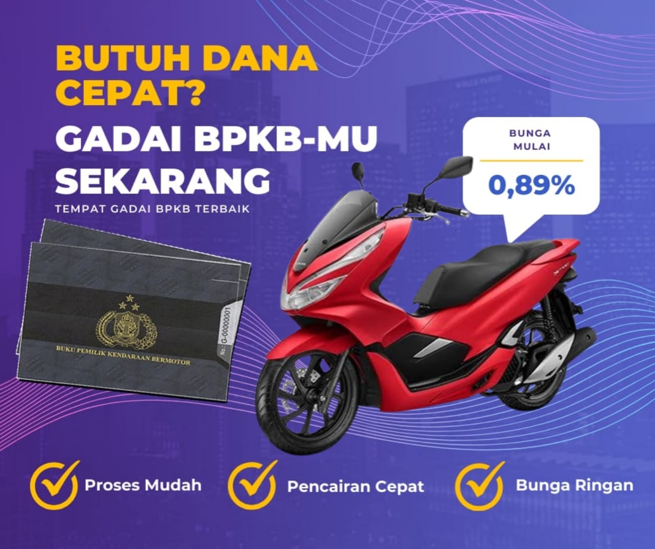 Kredit Jaminan Bpkb Motor Honda Pcx 150 Dapat Dana Berapa? Seperti Ini Simulasinya